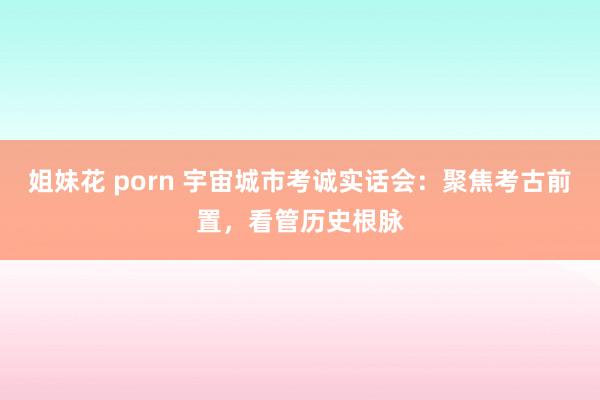 姐妹花 porn 宇宙城市考诚实话会：聚焦考古前置，看管历史根脉