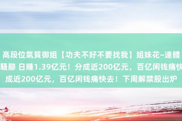 高段位氣質御姐【功夫不好不要找我】姐妹花~連體絲襪~大奶晃動~絲襪騷腳 日赚1.39亿元！分成近200亿元，百亿闲钱痛快去！下周解禁股出炉