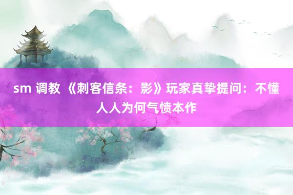 sm 调教 《刺客信条：影》玩家真挚提问：不懂人人为何气愤本作