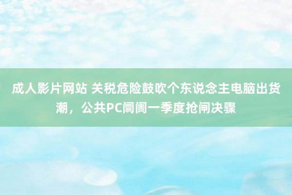 成人影片网站 关税危险鼓吹个东说念主电脑出货潮，公共PC阛阓一季度抢闸决骤
