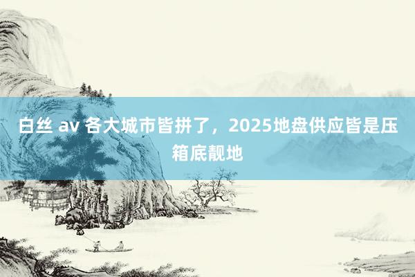 白丝 av 各大城市皆拼了，2025地盘供应皆是压箱底靓地